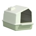 thumbnail image 3 of GROWTH TANK Cat Litter Box Toilet Full Enclosed Anti Splashing Large Sand Box Container with Green, 3 of 9