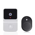 thumbnail image 1 of EGNMCR Sonnette Vidéo Intelligente Sans Fil à Distance, Sonnette Visuelle Intelligente, Interphone Domestique, Vision Nocturne HD, Wi-Fi Rechargeable, Sécurité pour Porte, Sonnette Wi-Fi, 1 of 2