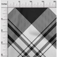 thumbnail image 2 of oneOone Rayon Black Fabric Tartan Quilting Supplies Print Sewing Fabric By The Yard 56 Inch Wide-7942, 2 of 4