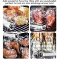 thumbnail image 3 of CEHVOM 12 Inch Outdoor Barbecue Bbq Hexagonal Barbecue Wood Pipe Portable Barbecue Generator Clearance, 3 of 8