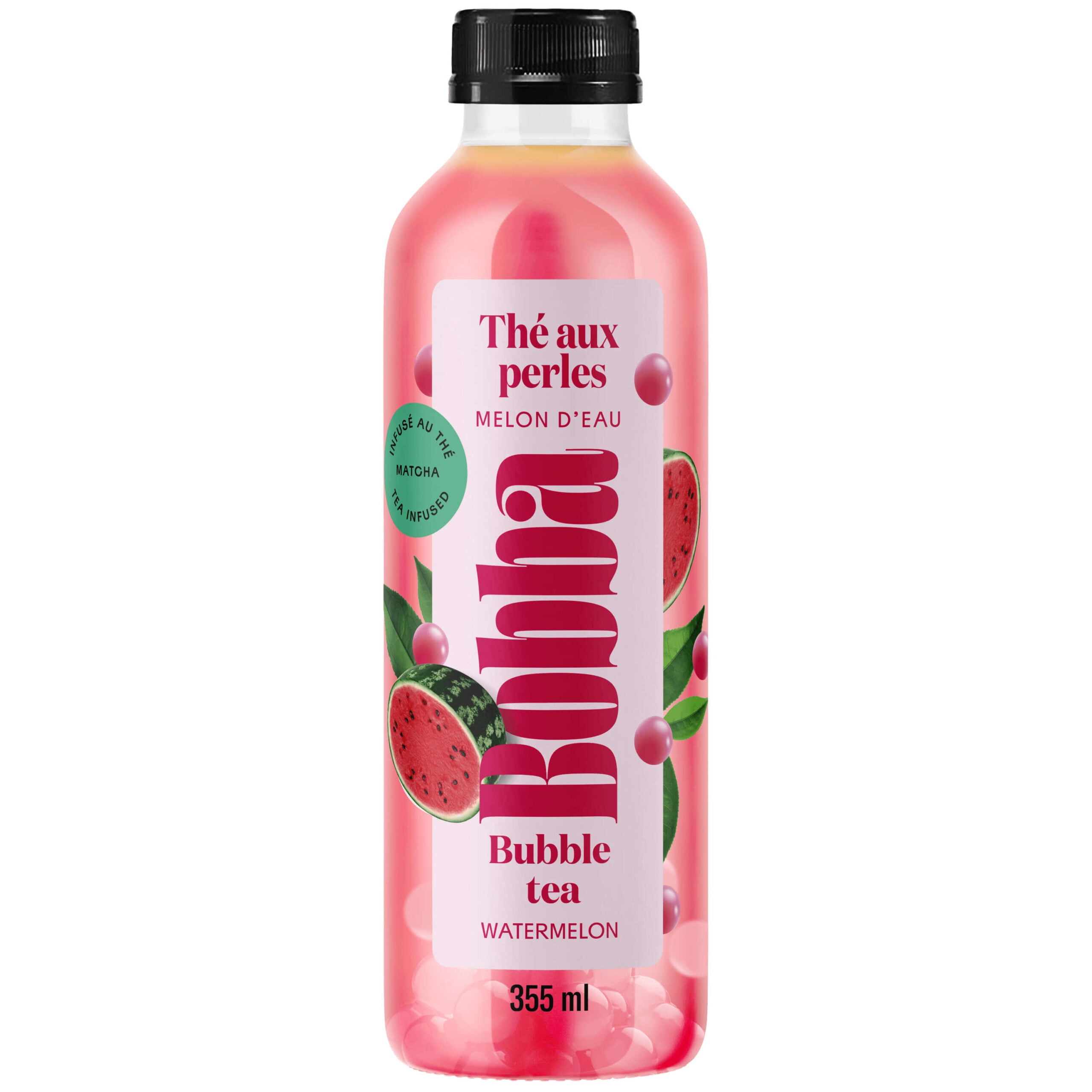 Bobba - Ready-to-drink bubble tea - Watermelon - 355 ml