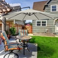 thumbnail image 4 of LSLJS Garden Umbrella Outdoor Stall Umbrella Beach Sun Umbrella Replacement Cloth 118 Inch Diameter with 8 Bones, Portable Windproof Compact Travel Umbrella, 4 of 4