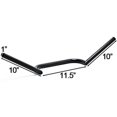 thumbnail image 3 of Krator Motorcycle Handlebar 1" Black Cafe Racer Clubman Compatible with Honda VTX 1800 TYPE C R S N F T RETRO, 3 of 4