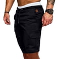 thumbnail image 4 of DPTALR Men's Plus Size Cargo Shorts Multi-Pockets Relaxed Summer Beach Shorts Pants, 4 of 7