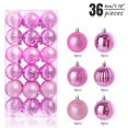 thumbnail image 2 of Christmas Ornaments 36-Pack Christmas Ball Ornaments With Strings  Shatterproof Plastic Christmas Bulbs  Hanging Decorations For  Tree  Holiday  Wedding  Party, 2 of 6