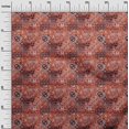 thumbnail image 3 of oneOone Tissu Jersey Coton Brun Rouille Matériel de Couture Patchwork Tissu Imprimé au Mètre 58 Pouces de Large, 3 of 5
