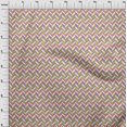 thumbnail image 3 of oneOone Cotton Flex Fabric Herringbone Geometric Printed Fabric 1 Yard 40 Inch Wide, 3 of 4