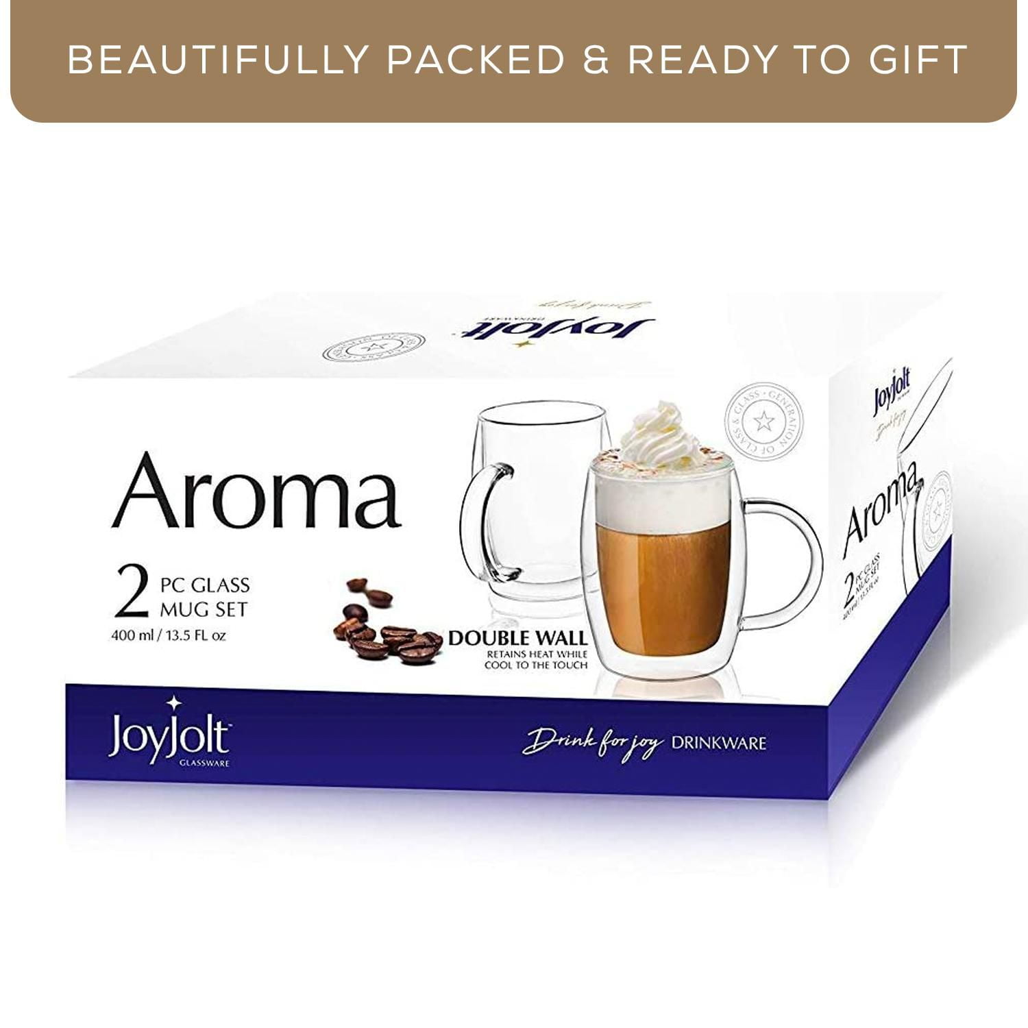 Verres Isothermes à Double Paroi Aroma - 13,5 oz - Ensemble de 2