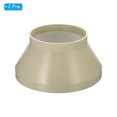 thumbnail image 3 of Unique Bargains 10' to 6' Duct Reducer Connector Ventilation Tube Increaser Adapter Beige 2 Pack, 3 of 5