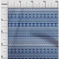 thumbnail image 1 of oneOone Silk Tabby Royal Blue Fabric Aztec Tribal Craft Projects Decor Fabric Printed By The Yard 42 Inch Wide, 1 of 4