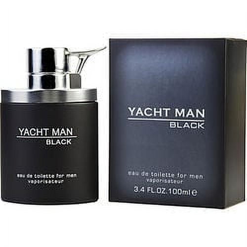 YACHT MAN BLACK par Myrurgia, Vaporisateur EDT 3.4 OZ