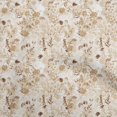 thumbnail image 1 of oneOone Rayon Brown3 Fabric Floral Craft Projects Decor Fabric Printed By The Yard 56 Inch Wide, 1 of 4