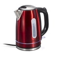 thumbnail image 1 of Hamilton Beach Electric Tea Kettle, Water Boiler & Heater, 1.7 Liter, Cordless Serving, 1500 Watts for Fast Boiling, Auto-Shutoff and Boil-Dry Protection, Red with L, 1 of 8