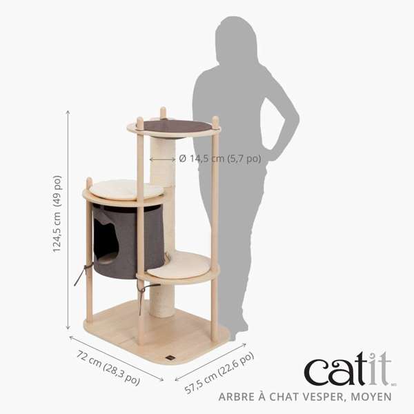 Catit Vesper Meuble Arbre à Chat Moyen