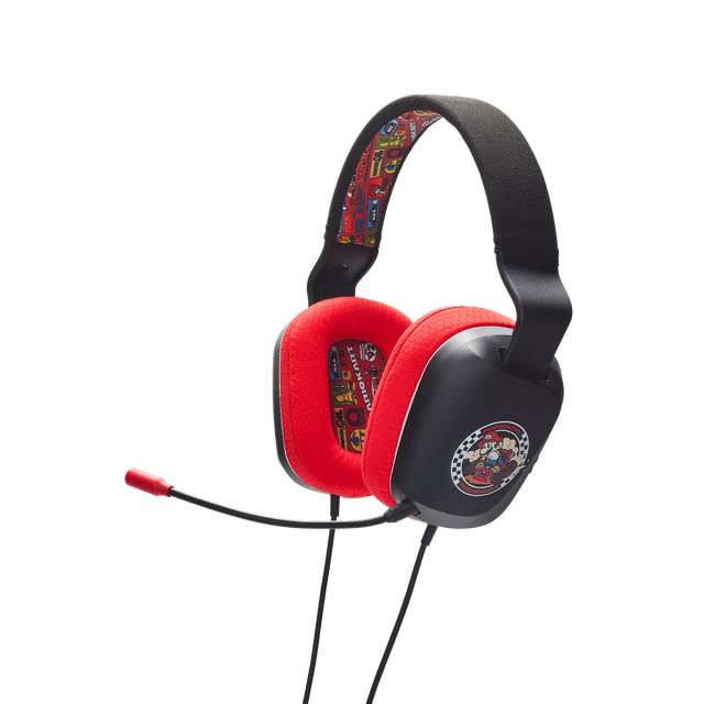 PowerA Wired Stereo Headset for Nintendo Switch - Mario Kart Rivals