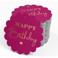 thumbnail image 4 of Inkdotpot Real Gold Foil Happy Birthday Tags Favor Hang Paper Tags 50 Piece, 4 of 6