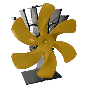 Vaidha Stove Fan Wood Stove Fan Fireplace Fan Heat-powered Fan With 6 Blades