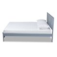 thumbnail image 2 of Baxton Studio Adela Full Size Gray Finished Wood Platform Bed, 2 of 9