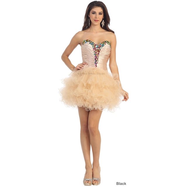 Courte Chérie Dentelle jusqu'à Dress