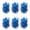 Dark Blue, variant on 6 Pcs Cheerleading Pom Poms Elastic Wristband Ponytail Holder Hair Ropes Party Costume Gifts Bulk for Team Celebration Volleyball Game