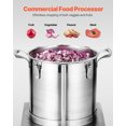 thumbnail image 2 of VEVOR Food Processor Vegetable Chopper 15.9 Quart Food-Grade Stainless Steel Blender, 2 of 9