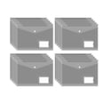 thumbnail image 1 of Birdeem Clear Plastic Document Folder 20 Pack, A4 File Folders with Snap Button and Label Pocket, Waterproof Transparent Envelopes for Office, School, and Home Filing Organization, 1 of 7