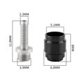 thumbnail image 4 of DYNWAVECA Olive And Connecting Insert Motorcycle Hydraulic Disc Brake Hose Set. Portable Heavy Duty Oil Pin Olive Head Suit for Repairing Your Riding. Black 1 Set, 4 of 9