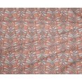 thumbnail image 4 of oneOone Tissu Polyester Lycra Tissu à Imprimé Floral en Blocs BTY 56 Pouces de Large, 4 of 4