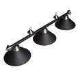 thumbnail image 1 of Lampe de billard à 3 abat-jours de Hathaway - noire, 1 of 4