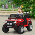 thumbnail image 4 of Patiojoy Kids Ride on Truck 12V Electric Truck w/Remote Control Battery Powered Ride on Toy Car Red, 4 of 10