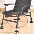 thumbnail image 2 of 2 Pcs Support de Parapluie pour Chaise de Pêche Outils de Fixation Support de Parapluie Universel 360 Clips Argent, 2 of 5