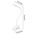thumbnail image 3 of Lampe de Bureau à Pince USB avec Col de Cygne Flexible - Lampe de Lecture LED Portable pour Chambre, Bureau et Salle d'Étude avec Pince Robuste et Chargement USB, 3 of 6