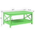 thumbnail image 4 of Pemberly Row Coffee Table with Shelf in Lime Green Wood Finish, 4 of 5
