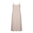 thumbnail image 4 of Xfvqtps Womens Solid Color Sleeveless Slip Dress Casual Loose Beach Slip Maxi Sundress for Spring Summer, 4 of 6
