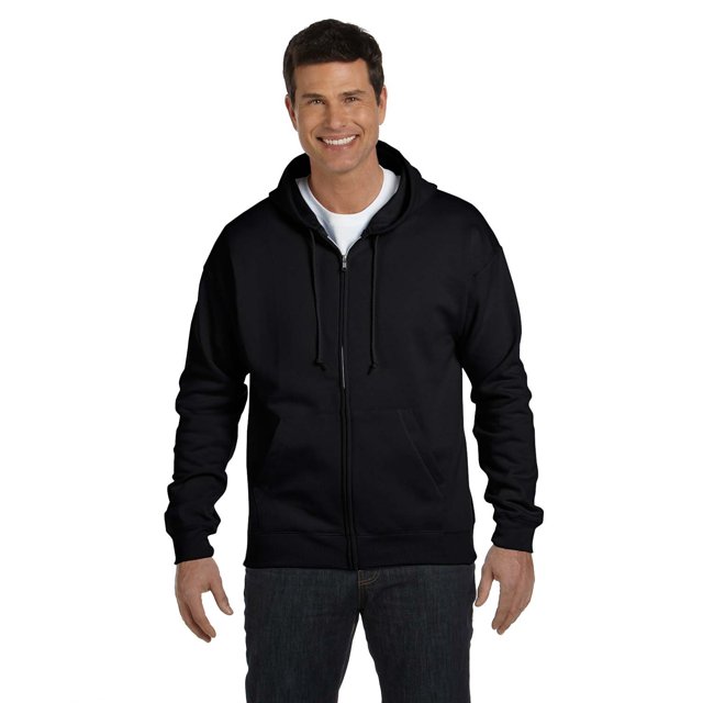 Hanes Mens Comfortblend EcoSmart Full-Zip Hooded Sweatshirt