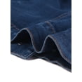 thumbnail image 5 of INSPIRE CHIC Veste en Denim Courte Sans Col à Manches Longues Boutonnée pour Femme Bleu Foncé S, 5 of 5
