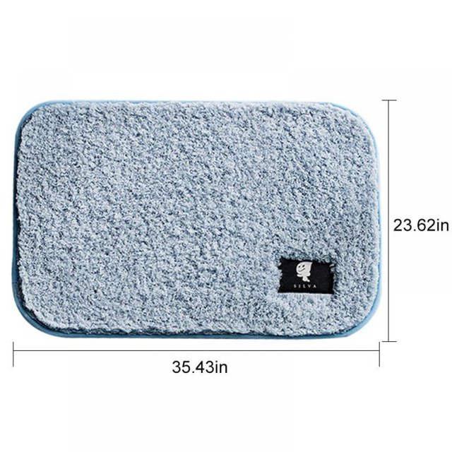 MesaSe Memory Foam Coral Fleece Non Slip Bathroom Mat Super Soft Microfiber Bath Mat Machine Washable Bath Rugs