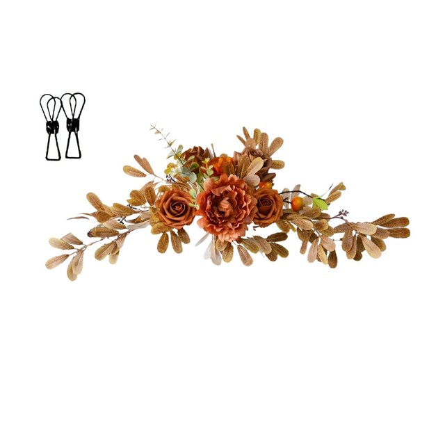 Artificial Flower Swag For Wedding Welcome Sign Floral Decoration Pink