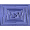 thumbnail image 1 of Ahgly Tapis Rectangulaire Lavable en Machine Bleu Ciel, 4 Pieds x 6 Pieds, 1 of 7