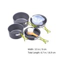 thumbnail image 2 of OUNONA 1 Set Portable Cookware Lightweight Design for Outdoor Kitchenware, 2 of 7