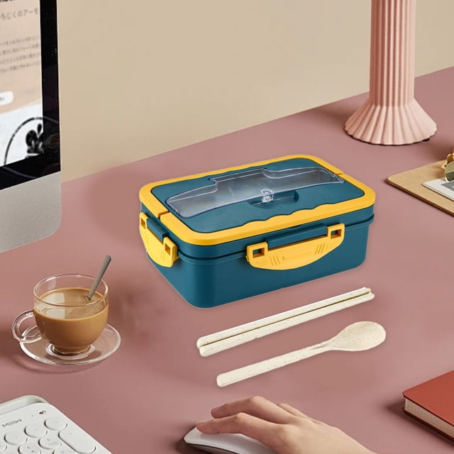 Boovnll Bento Box with Lid, Stackable Leak-Proof for Bento Box Adult Kids Dishwasher Safe, Drop-Proof, Portable, Work Sports Camping Potlucks Bento Box for Kids Adult