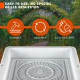 thumbnail image 4 of Namzi Stepping Stone Molds for Concrete Reusable - DIY Stepping Stone Kit Garden Plastic Molds Concrete Mold Square Bit Stepping Stone Molds - Paver Molds for Concrete Landscape Bricks Stone Pavers, 4 of 4