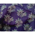 thumbnail image 4 of oneOone Silk Tabby Fabric Leaves & Floral Block Decor Fabric Printed BTY 42 Inch Wide, 4 of 4