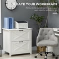 thumbnail image 4 of Vinsetto Mobile Filing Cabinet on Wheels with Hanging Bars for A4 Size, 4 of 10