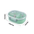 thumbnail image 3 of Rbaofujie Wheats Straw Single Layer Lunch Box Mobile Phone Holders Lunch Box Student Office Worker Lunch Box Microwaveable Lunch Box, 3 of 7
