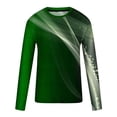 thumbnail image 4 of Pompotops Hommes Casual Col Rond Manches Courtes Pull-Over Ligne 3D Imprimé T-Shirt Blouse en Vente, 4 of 5