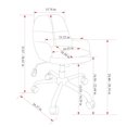 thumbnail image 4 of Chaise de Bureau Matthew, Gris, 4 of 8