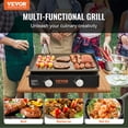 thumbnail image 2 of VEVOR Commercial Griddle, 22.4" Heavy Duty Manual Flat Top Griddle, Countertop Gas Grill with Non-Stick Cooking Plate, Steel Natural Gas Griddle, H-Shaped Burner Restaurant Portable Grill, 13,000 BTU, 2 of 9