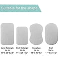 thumbnail image 3 of Fgnfyis 2PCS Baby Mose Sheet Bassinet Sheet Cradle Sheet Adapts to Rectangle Oval Pram Bassinet Pads Minky Dot Cartoon Fitted Sheet Set Baby Gift Multi-color One Size, 3 of 8