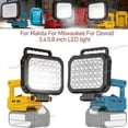 thumbnail image 4 of 8" Power Tool Parts For De*walt 20V Battery LED Work Lights Outdoor Lamp Hand Lantern Spotlight USB Charger, 4 of 10